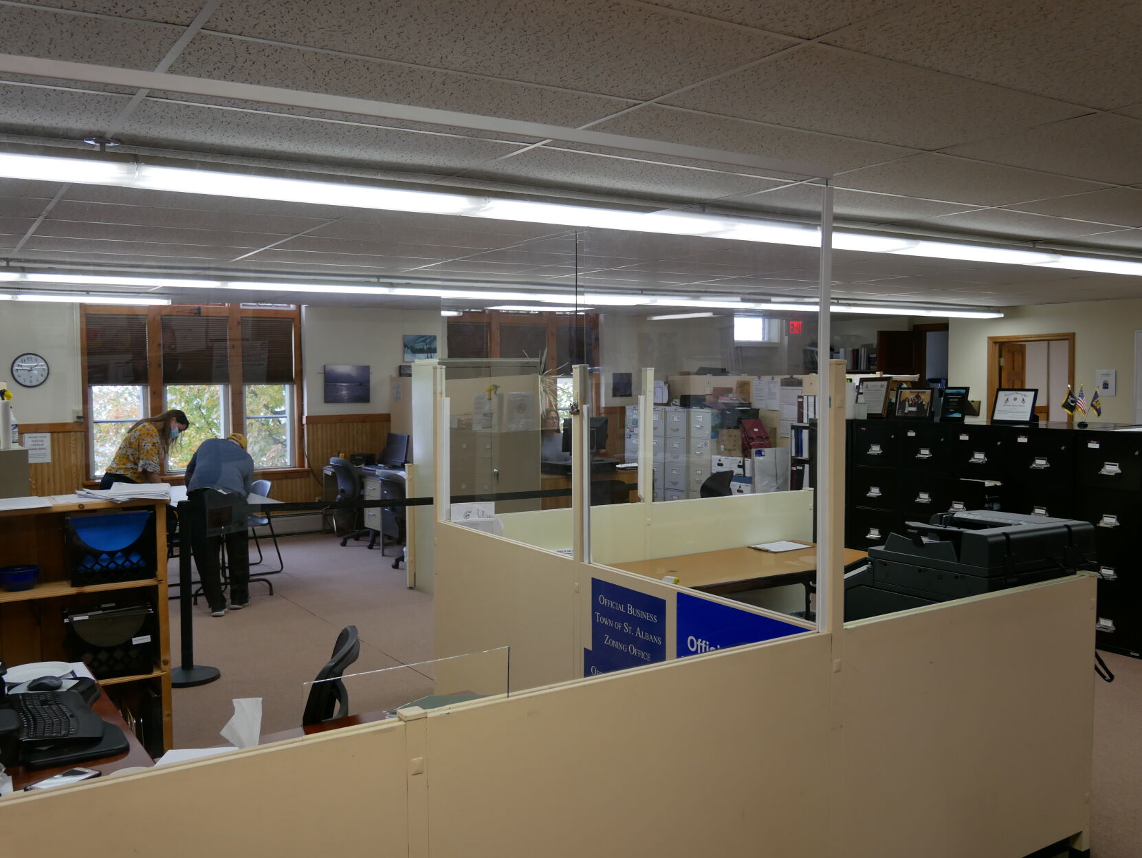 St. Albans Town Hall, Town Offices, 10-13-2020